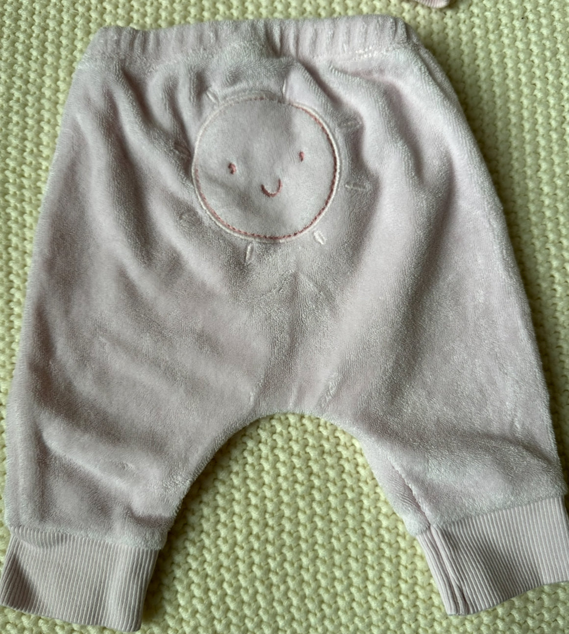 #93 Carter's Pink Terrycloth Sweatsuit Girls NB