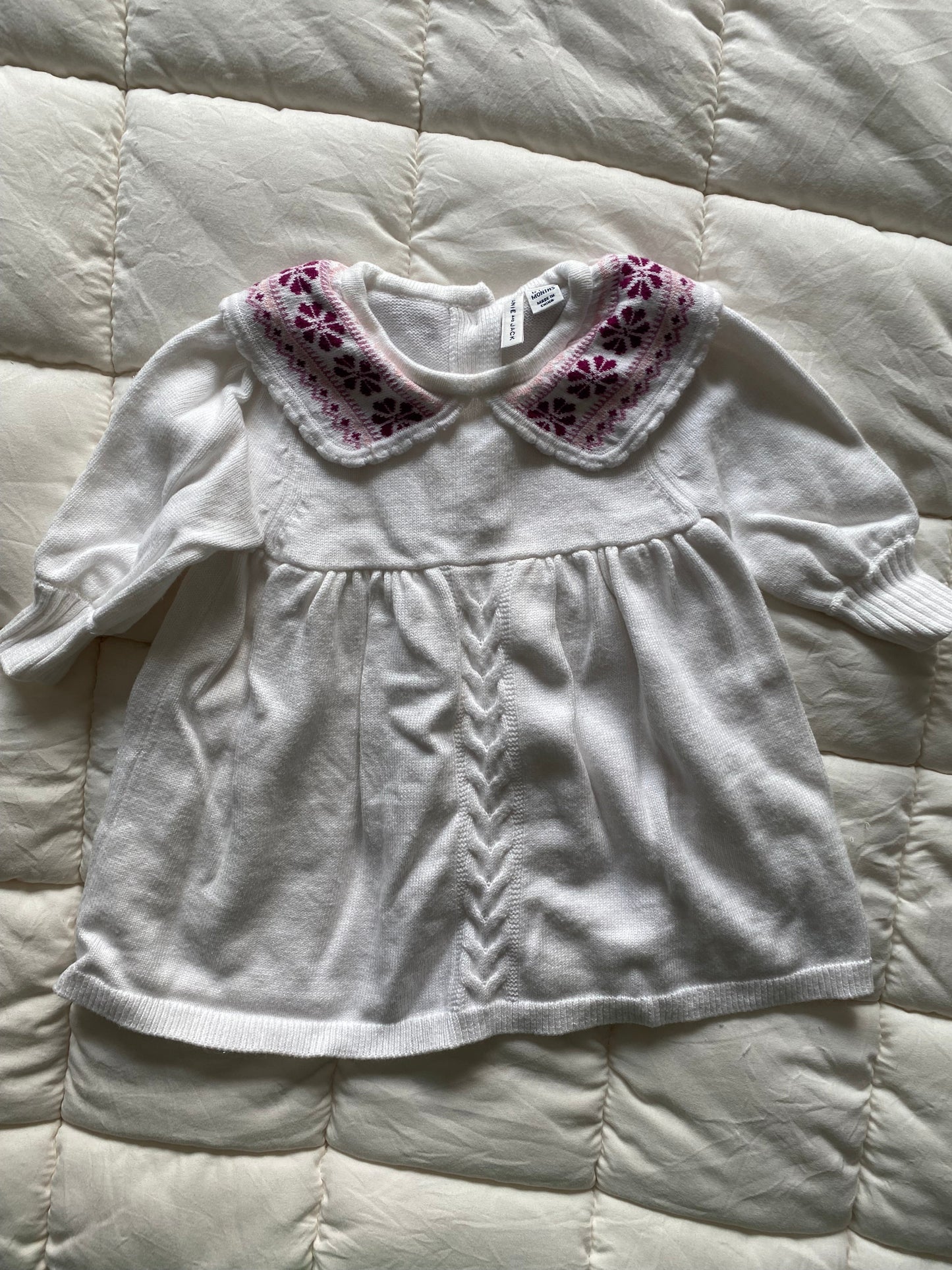 Seller 64 Janie and Jack girls 12-18 mo sweater dress