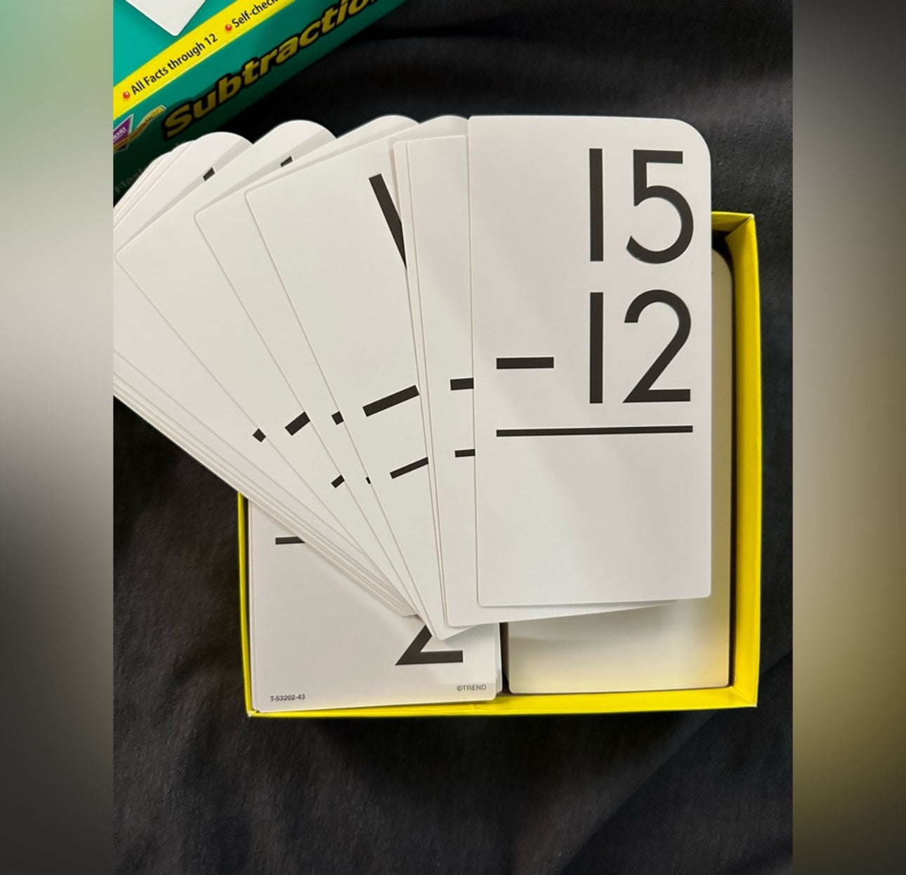 #111 Subtraction Flash Cards