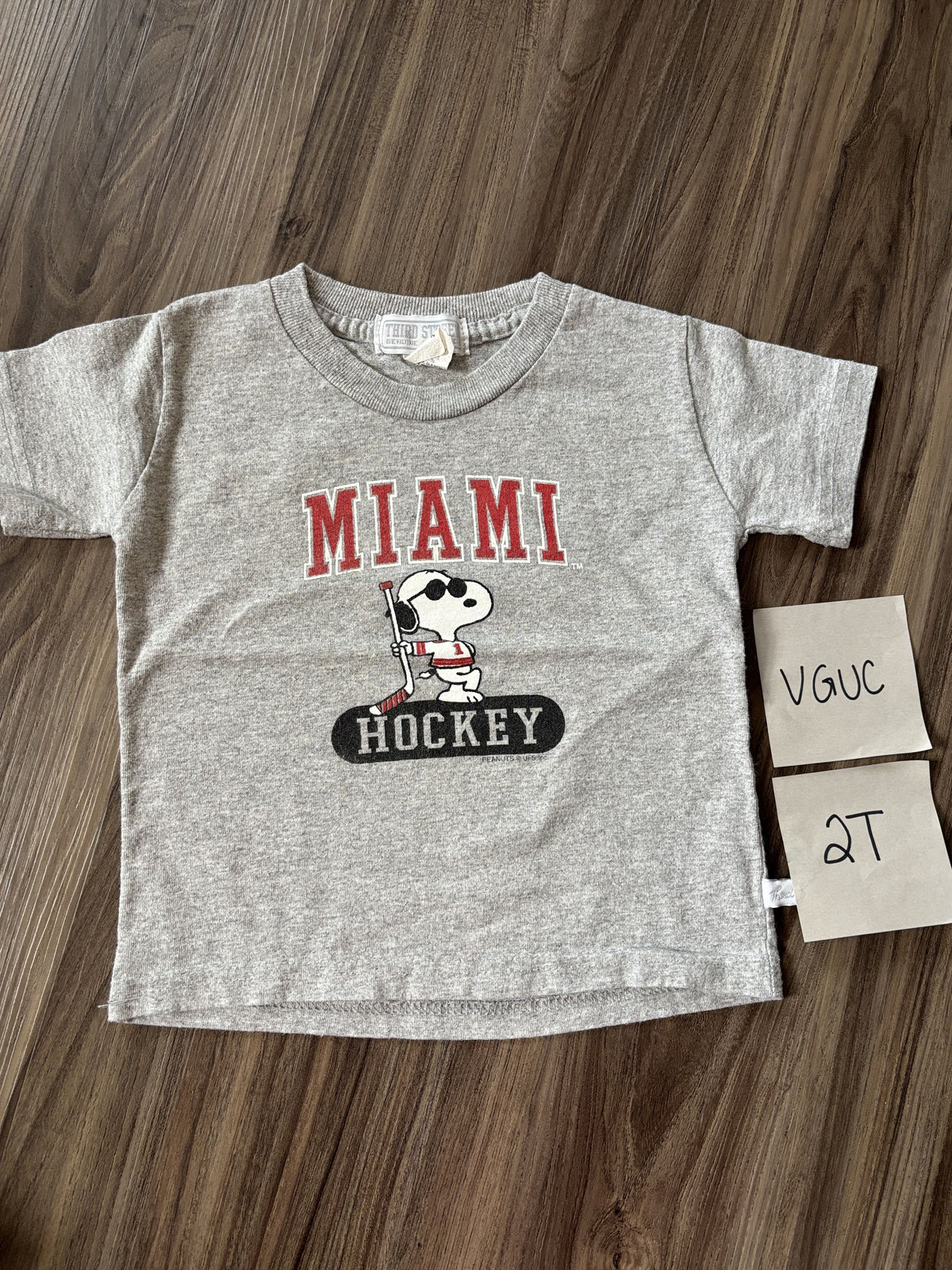 #138 - 2T VGUC Miami Hockey Grey TShirt