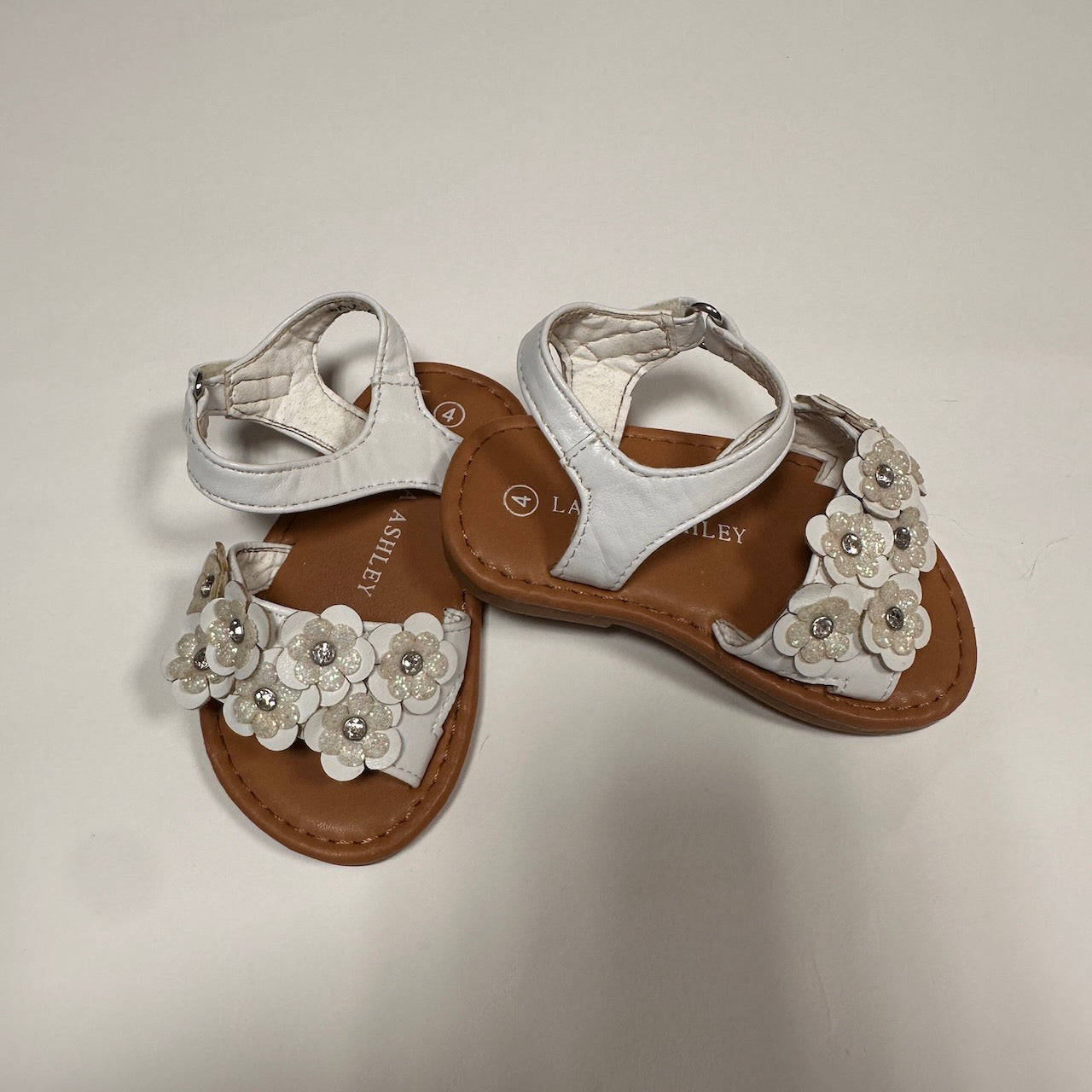 #4 Laura Ashley toddler girls sandals size 4