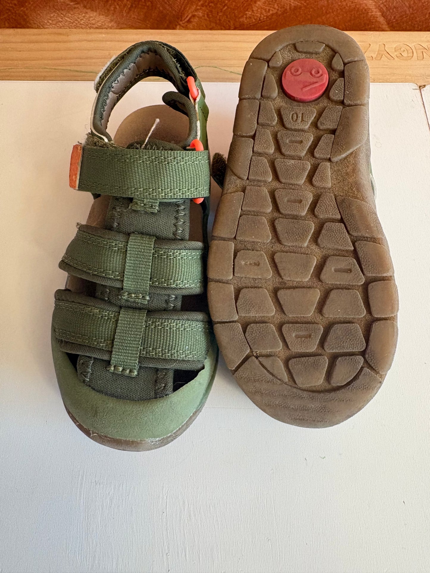 #35 Reduced See Kai Run sz10 Green Sport Sandal