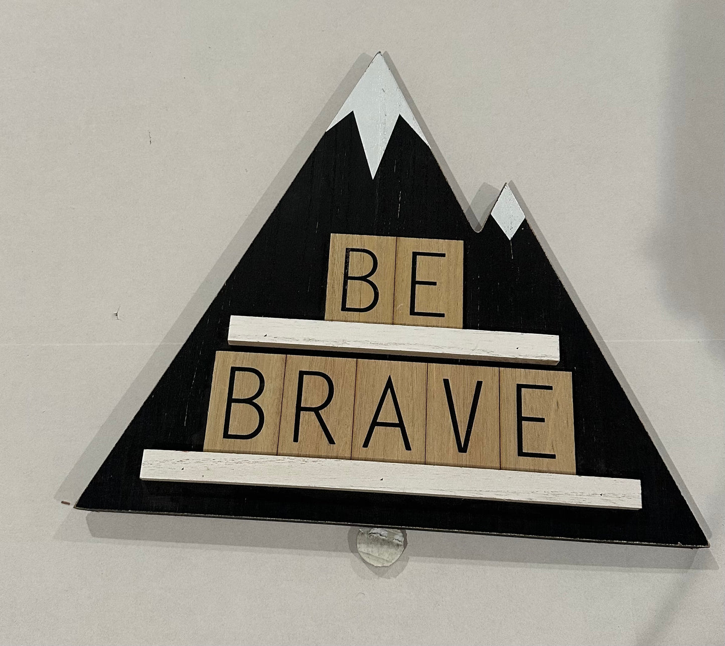 #160 Be brave mountain table top decoration for room