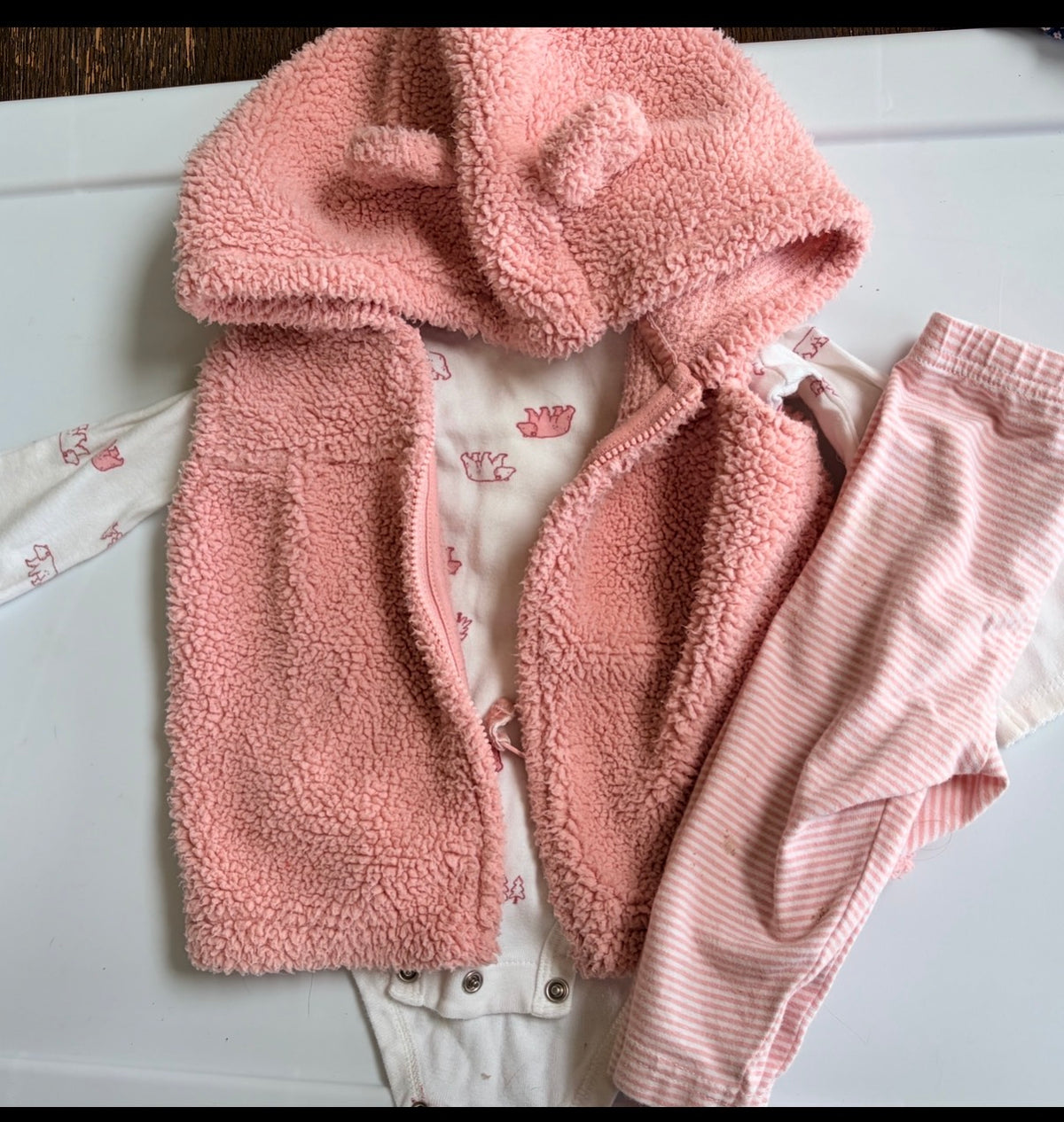 #35 girls 9 months carters outfit
