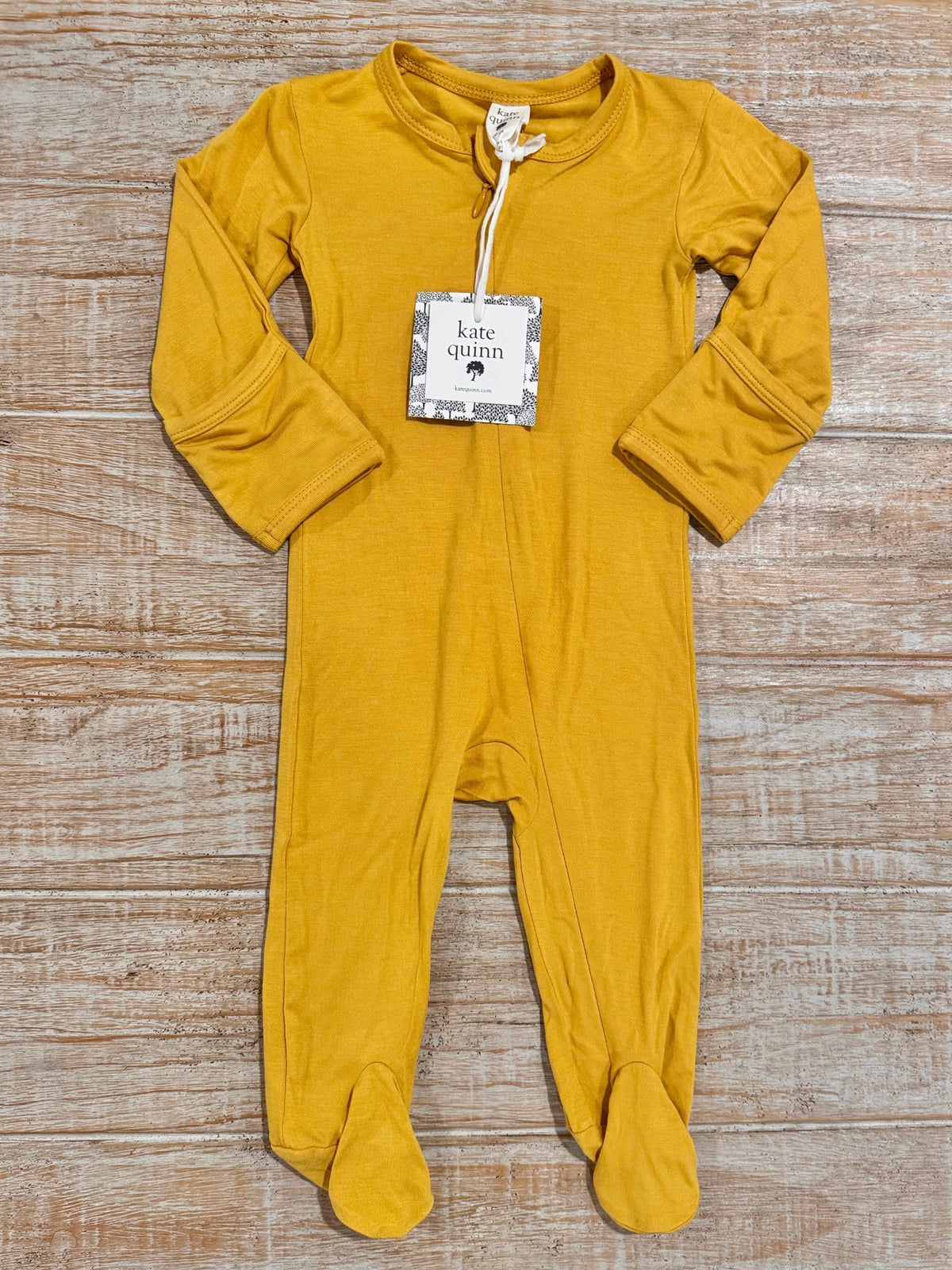 #108 Kate Quinn Footed Zip Romper Size 6-9M NWT