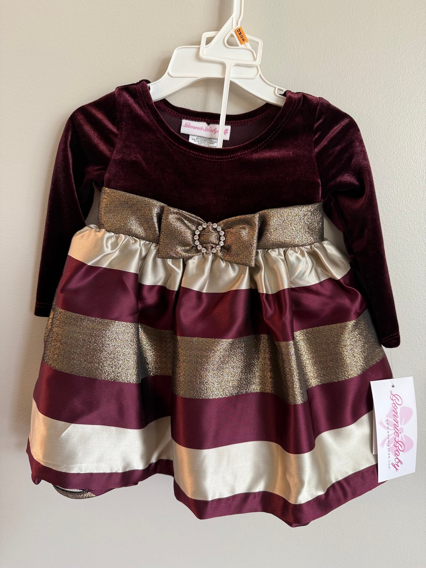 #173-*reduced*NWT holiday party dress size 12m