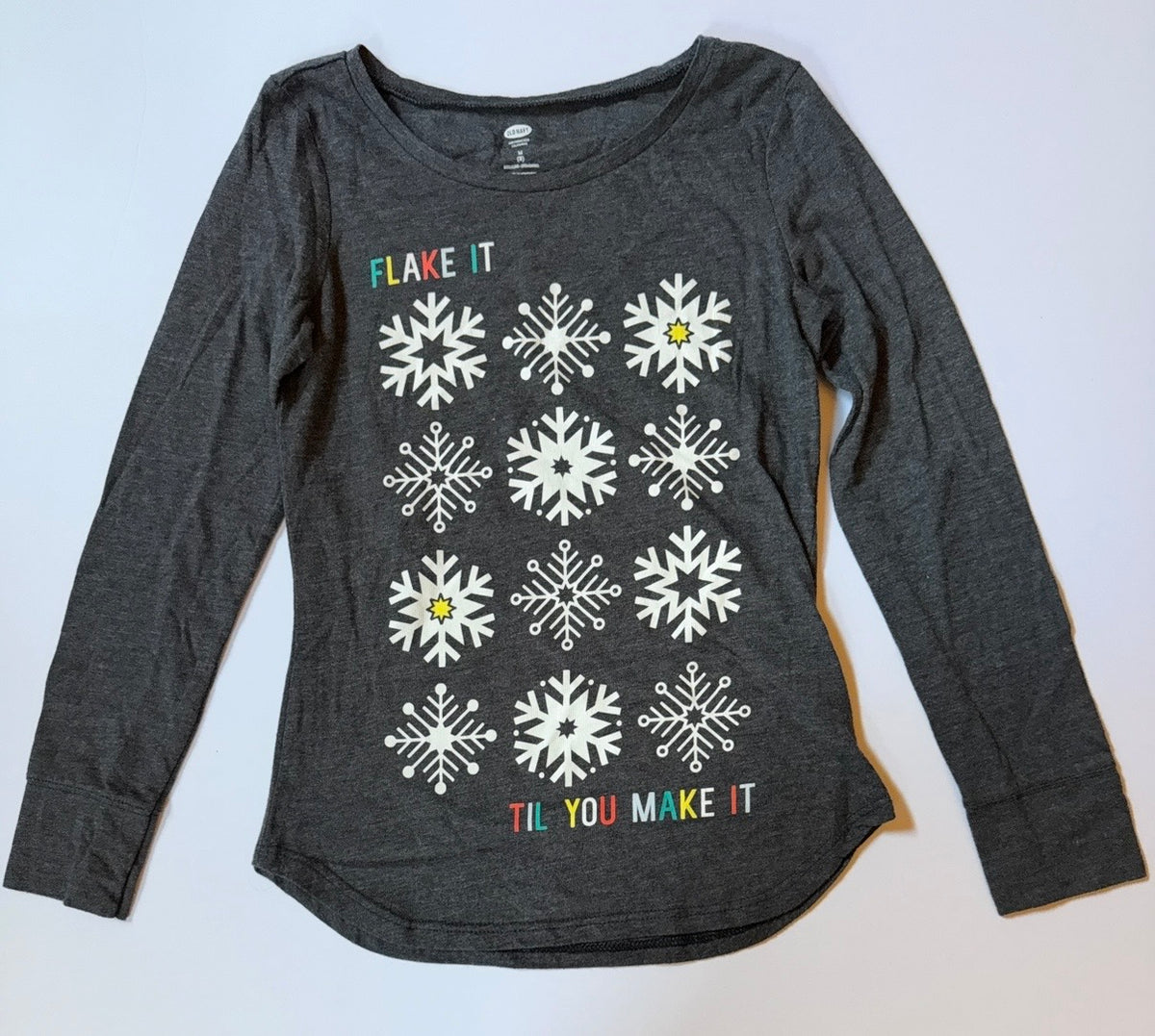 #41 | 8 Old Navy Snowflake Shirt, girls