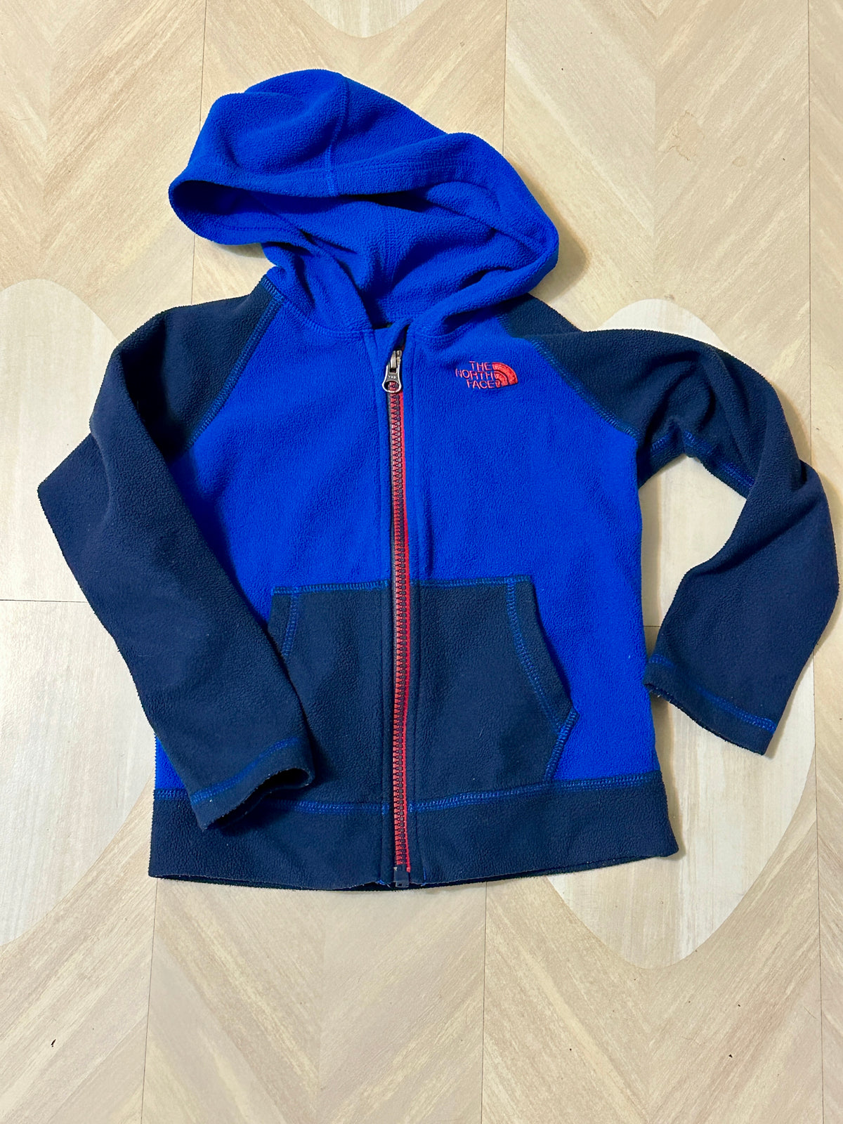 #48 North Face Blue Fleece Jacket 4T