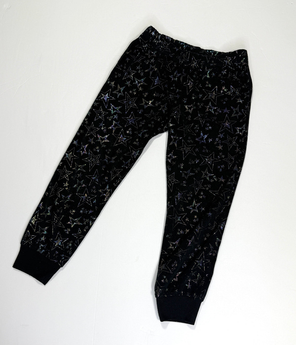 155 Girls Size M More than Magic Irredecent Stars Sleep Pants