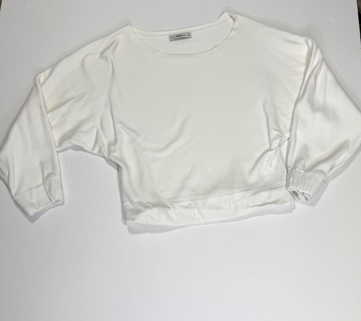 155 Women's Small Zara White Knit Top