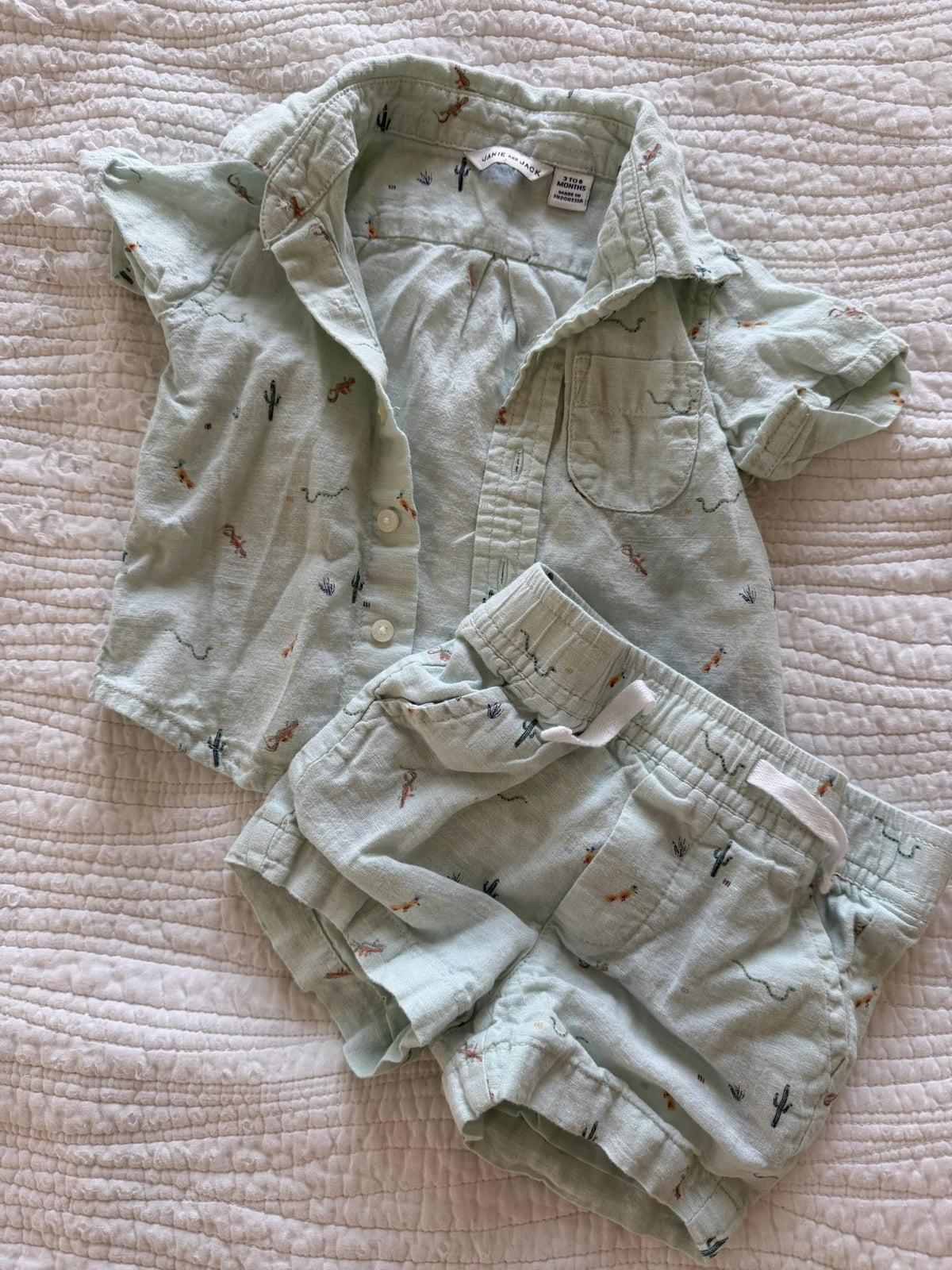 #49 Janie & Jack boys 3-6 month outfit