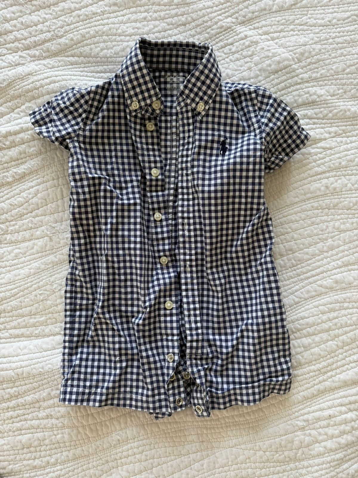 #49 Ralph Lauren 6 month boys romper