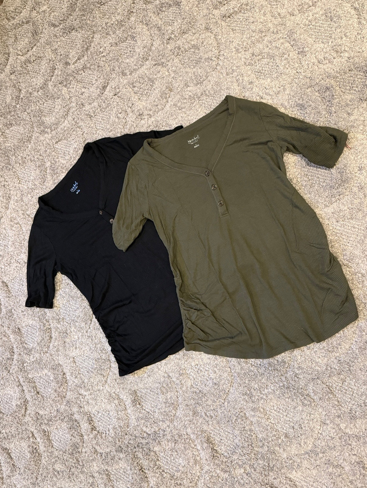 16 - Two Pack Isabelle Maternity Shirts - Large