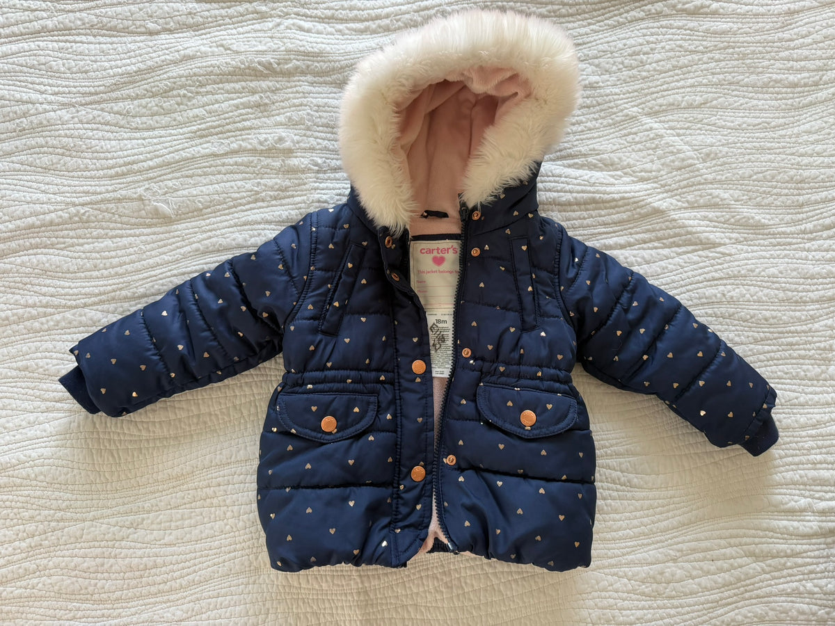 #49 Carters girls 18 month coat
