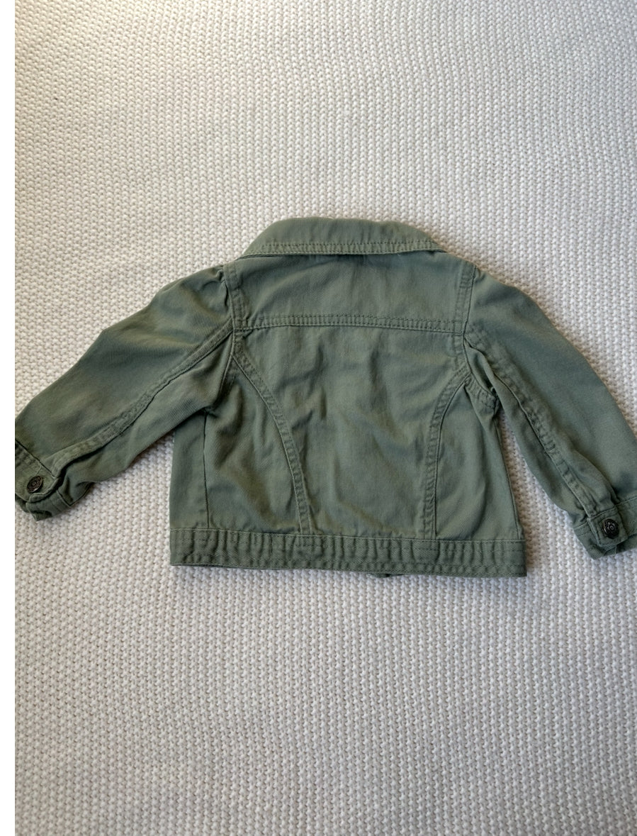#93 Nannette Kids Green Butterfly Jacket Girls 24M