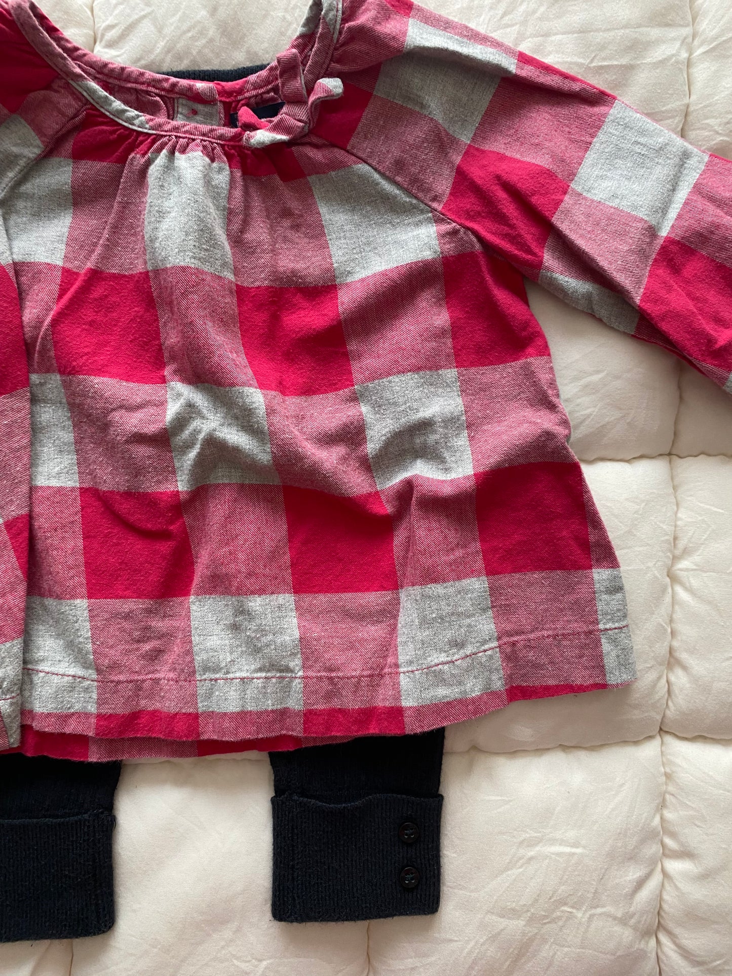 Seller 64 GAP girls 12-18 mo top with Carter's sweater leggings