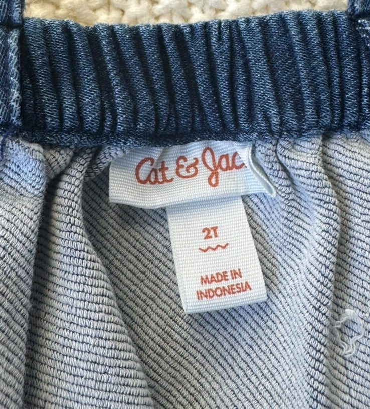 #93 Cat & Jack Denim Jumper Girls 2T
