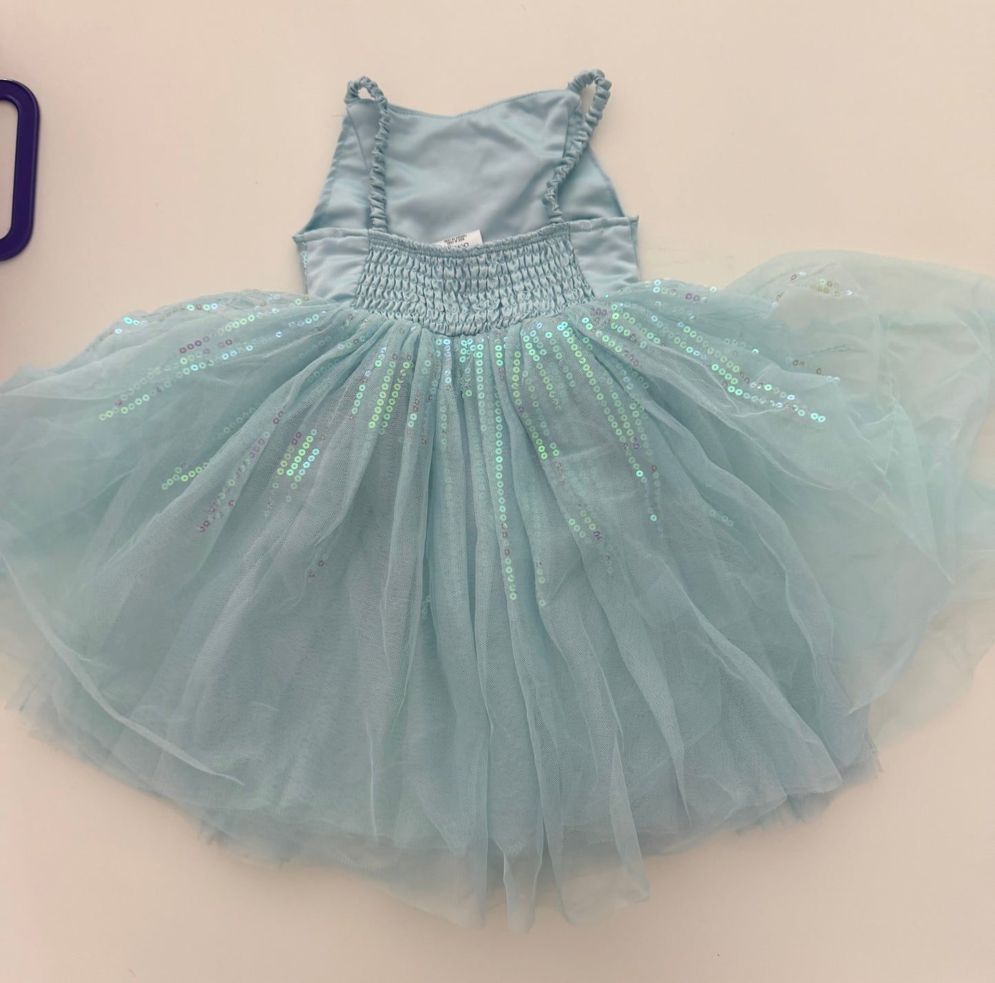 #117, Girls 2T, Blue Snow Queen/Elsa Dress, VGUC