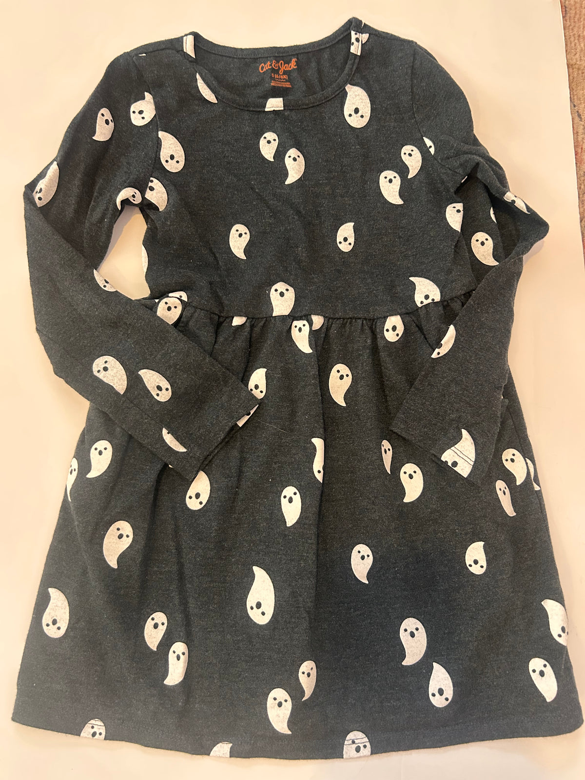 #56 Cat and Jack size 6 ghost dress VGUC