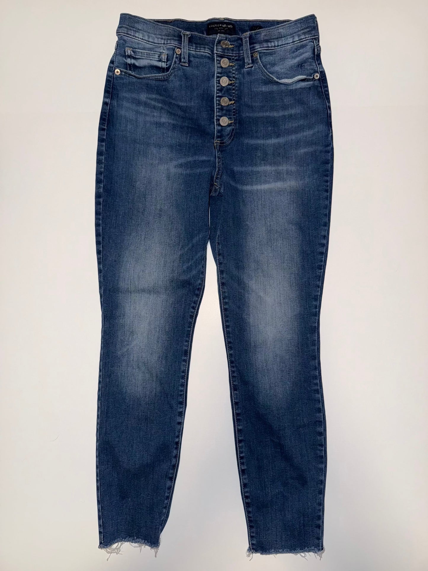 Seller 106: Womens 10 Lucky Brand Ankle Jeans (Raw Hem Bottom)