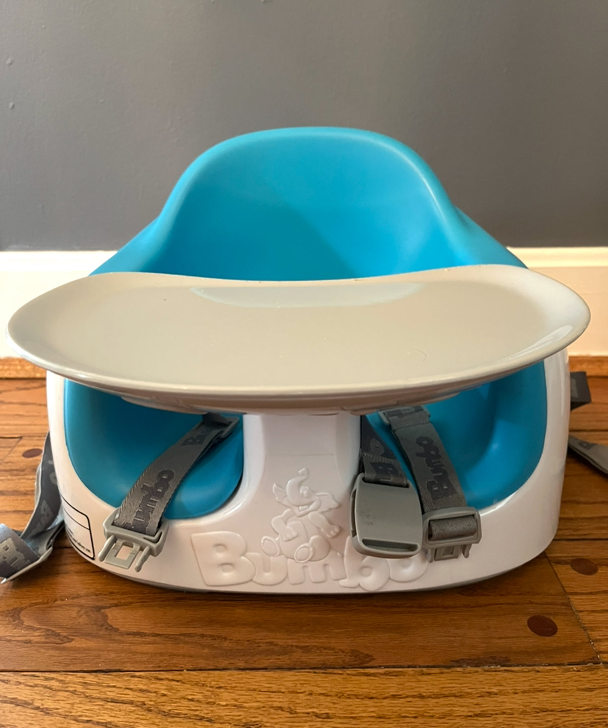 #173-Bumbo multi seat chair with tray--Blue