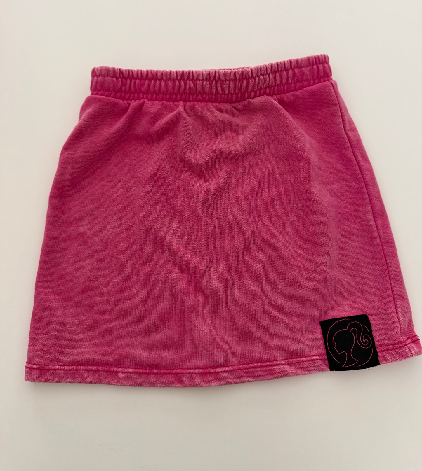 *reduced* #117, Girls 4T, Barbie pink sweatshirt & skirt, GUC