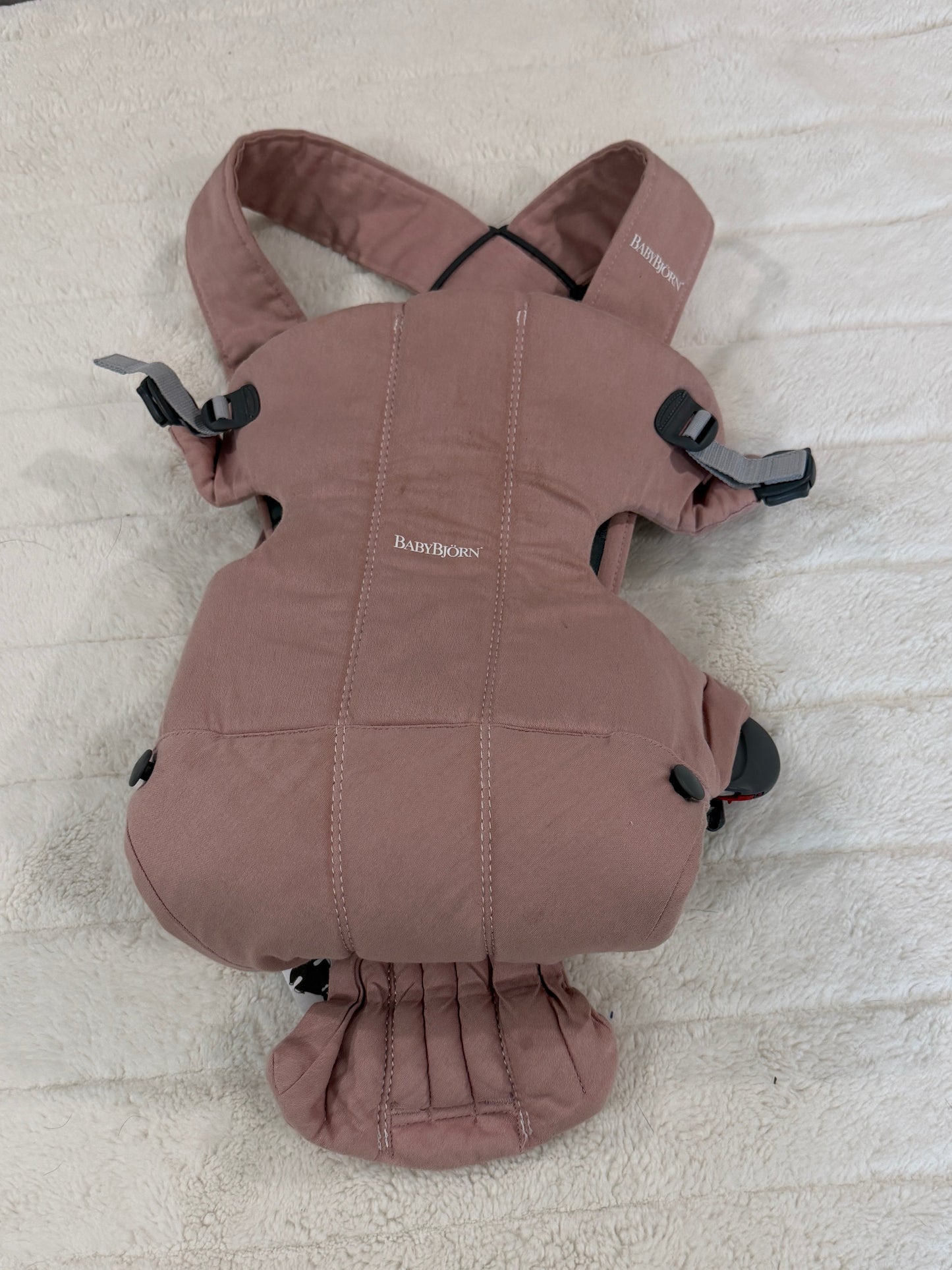 #56 REDUCED pink baby Bjorn carrier