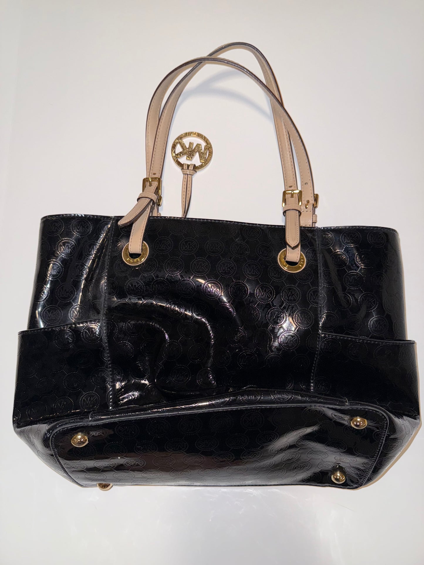 Seller 106: *Reduced* Black Shiny Michael Kors Purse