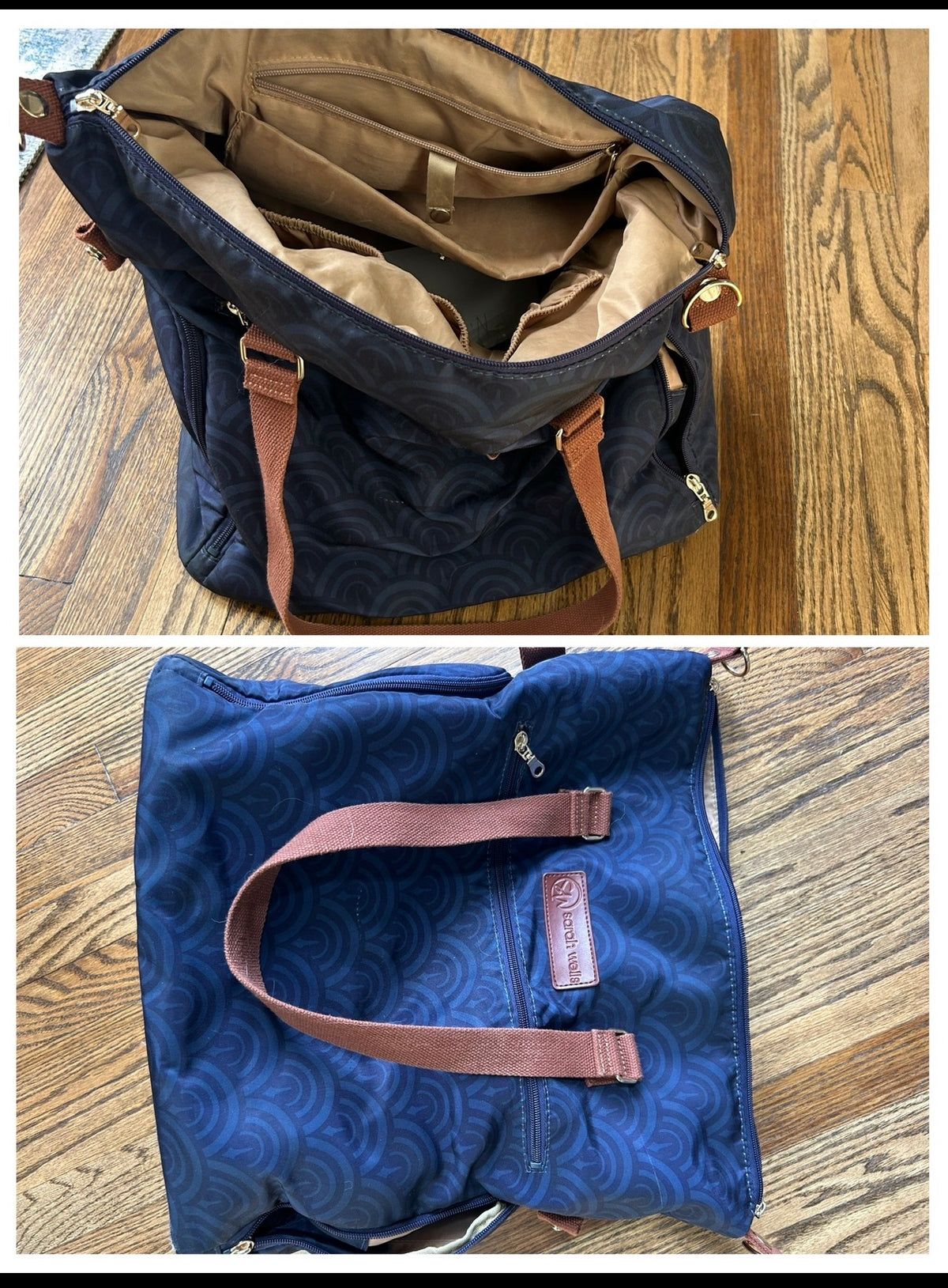 #35 Sarah Wells pumping work tote