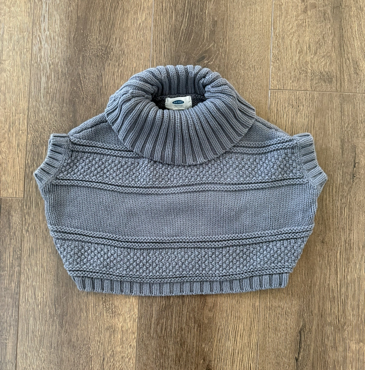 #173-Old Navy poncho sweater size 18-24m