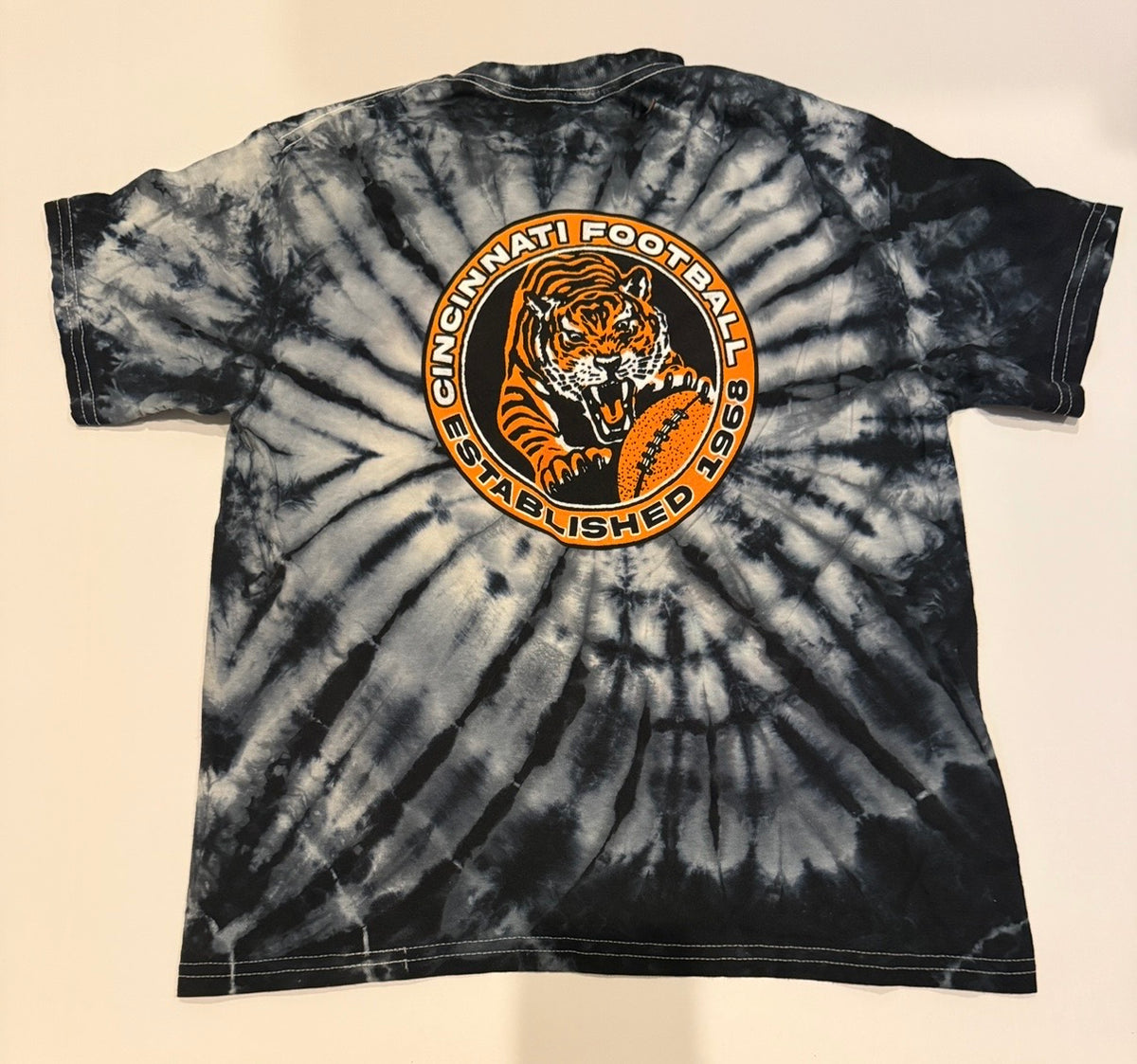#41 | YM Cincinnati Bengals Tiger Tie Dye T-shirt, boy or girl