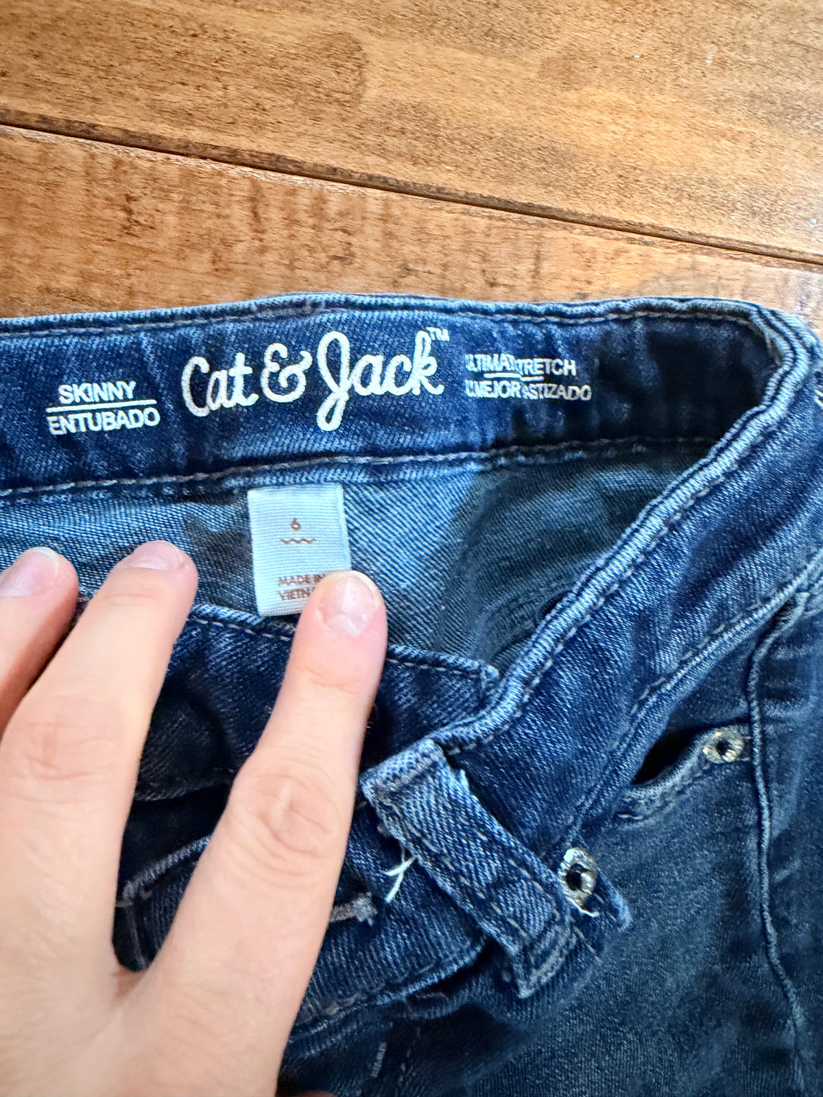 #99 Girls Jean bundle of 6 size 6