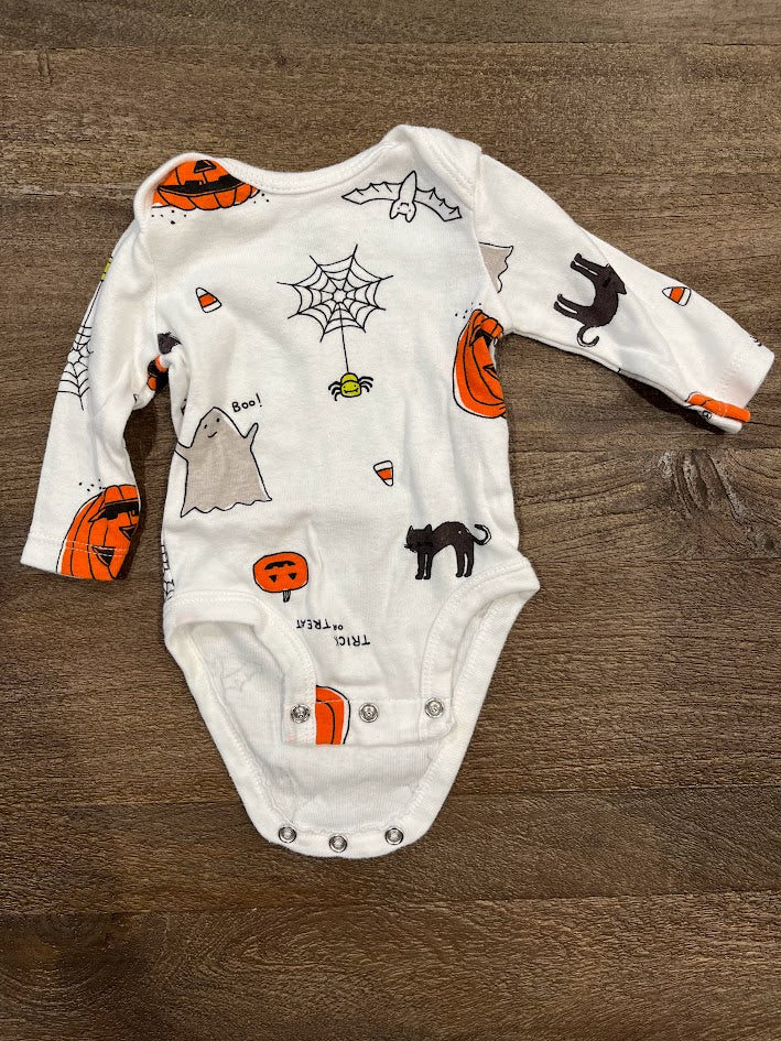 Seller #55 Carters Newborn Gender Neutral Halloween bodysuit