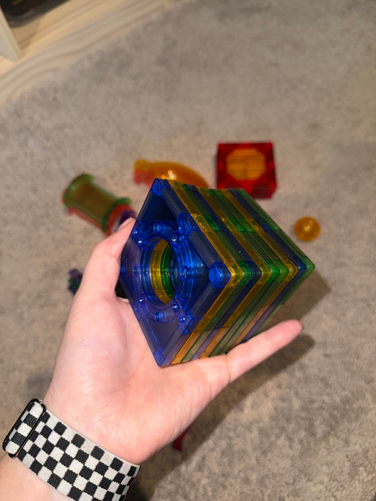 #106: Marble Run Magnetic Tiles