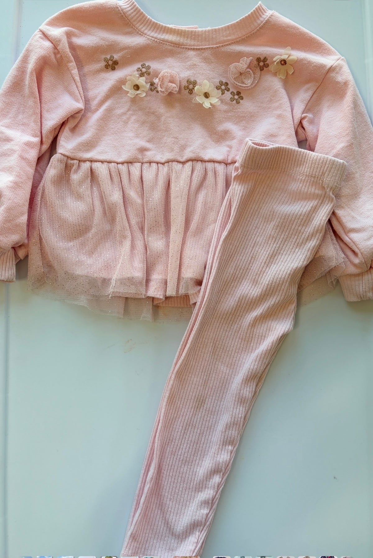 #35 girls 24 months b'tween outfit light pink