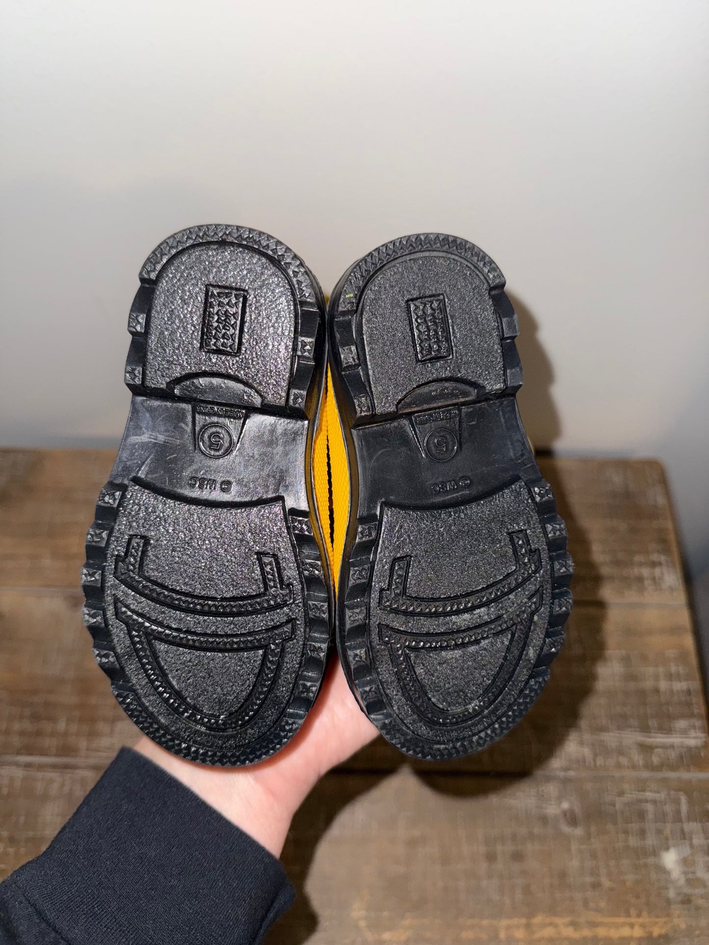 Seller #106: Toddler 5 Firefighter Rain Boots EUC!