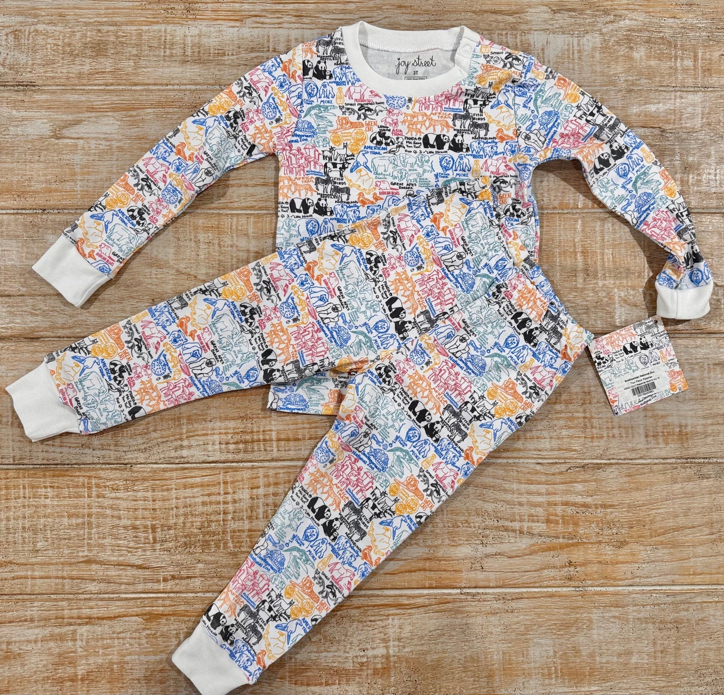 *REDUCED* #108 Smithsonian Kids Pima Cotton PJ Set 3T NEW