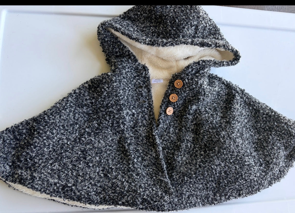 #35 girls 9 month winter poncho carters