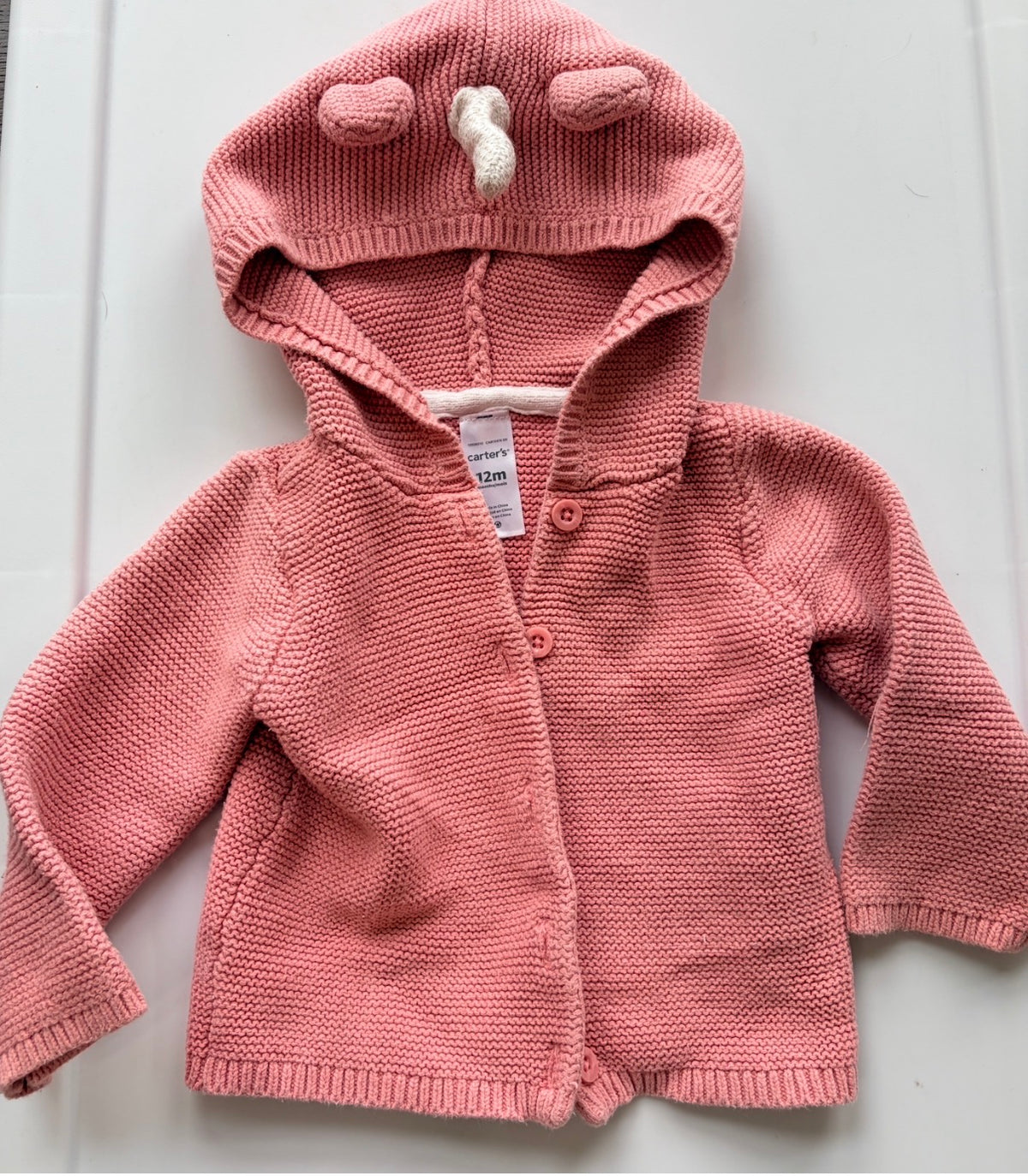 #35 girls sweater carters 12 months