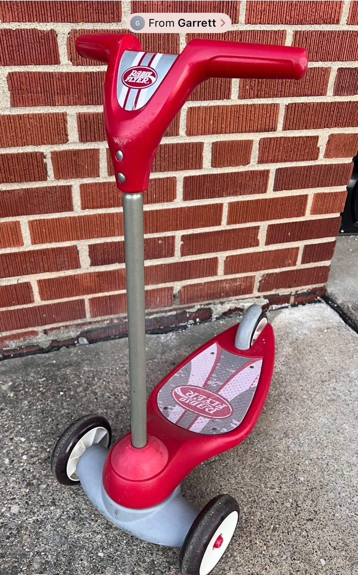 REDUCED #92 radio flyer scooter