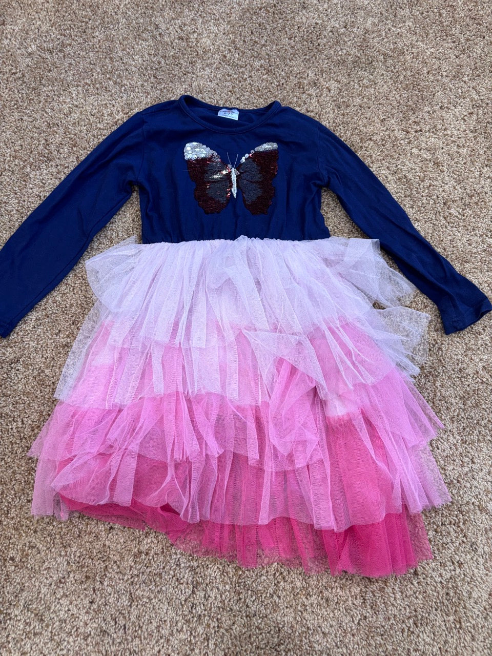 #47, girls size 6-7 twirl dress