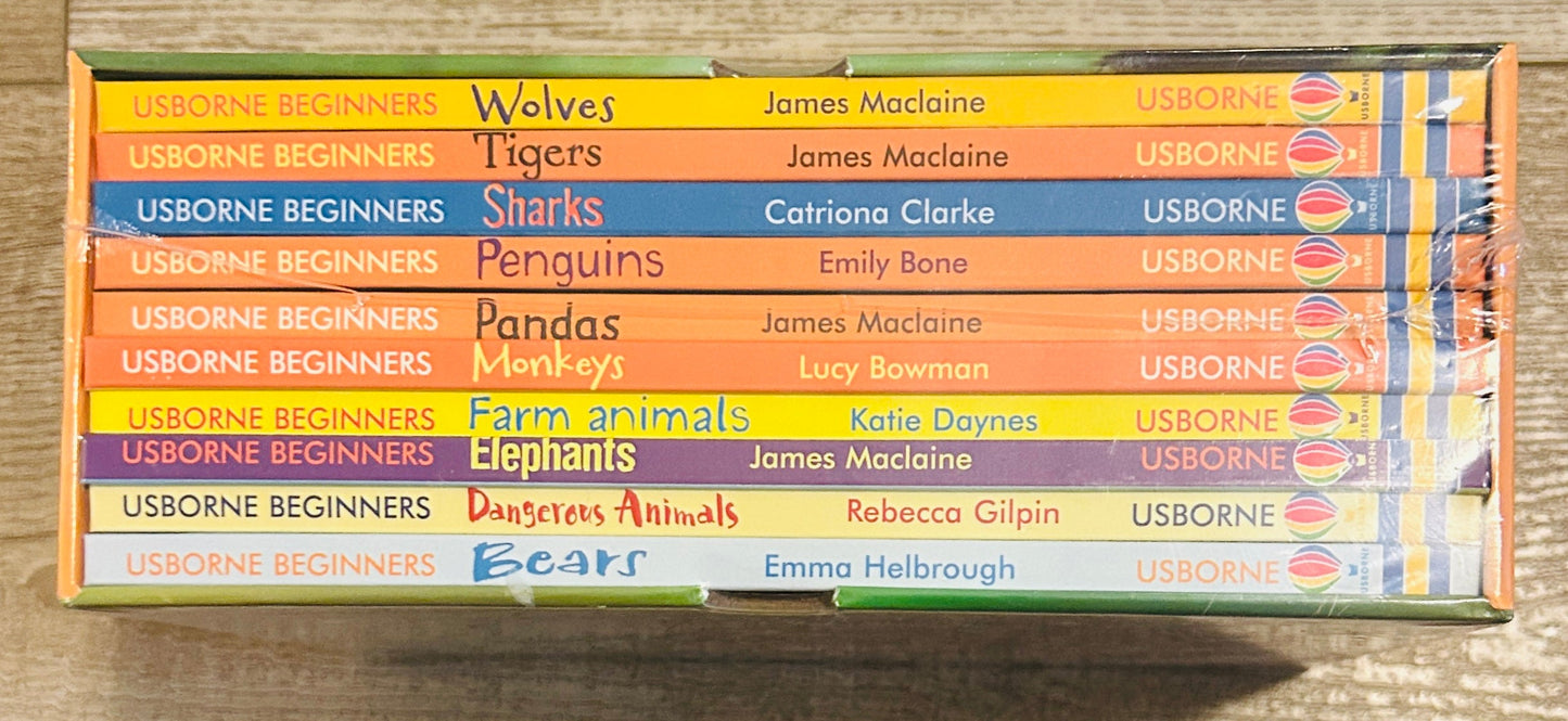 #15 New, Sealed Usborne Animals Box Set (Retails for $45)