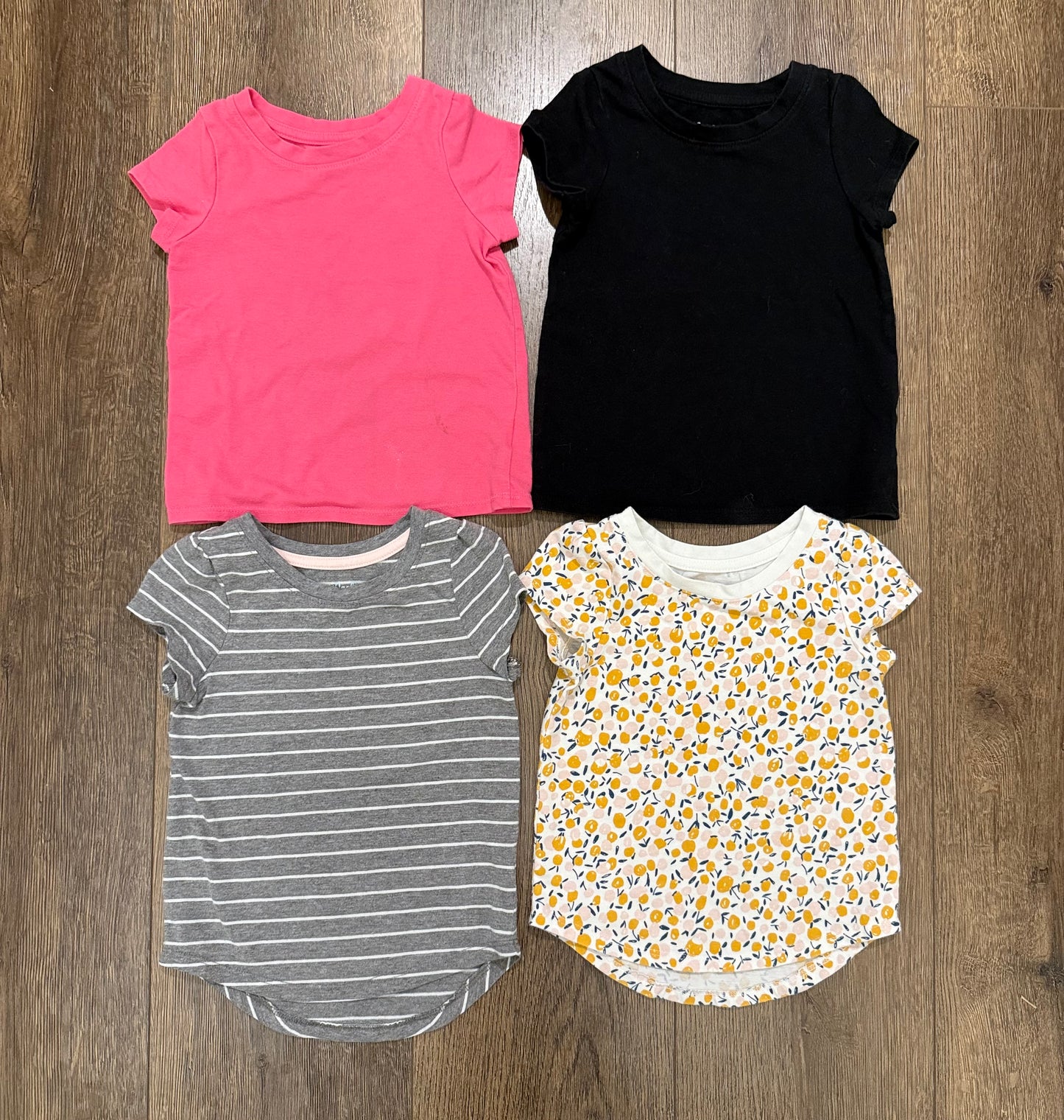 #173-Cat & Jack t shirt bundle girls size 2T
