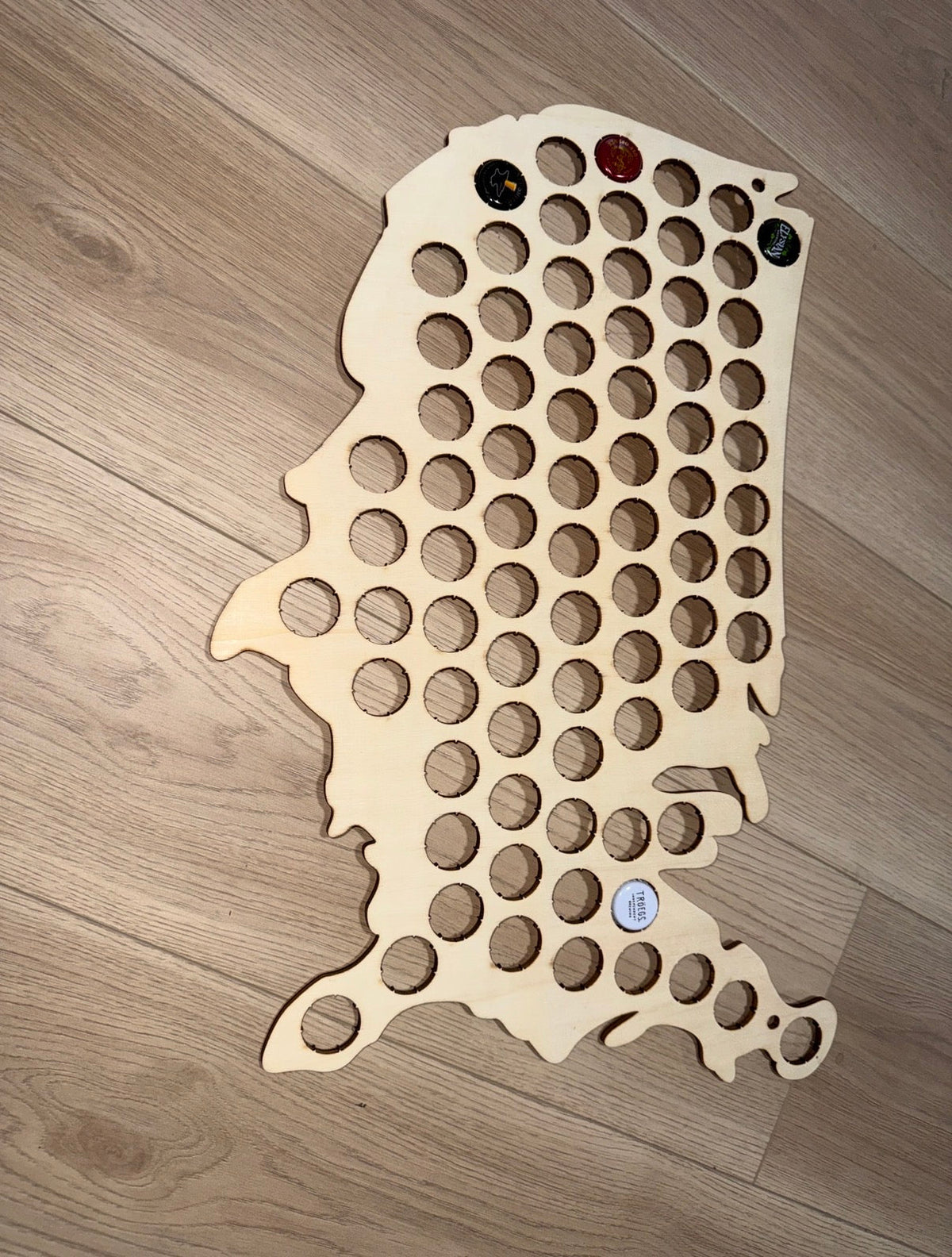 #162 USA Bottle Cap Holder