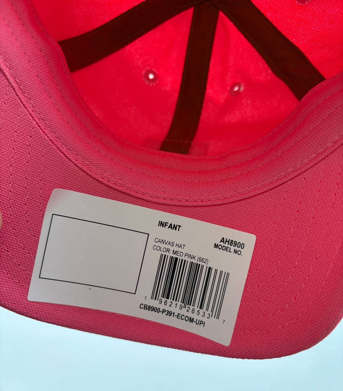 Seller # 105 - NWT Pink Carhartt Baby/Infant Canvas Baseball Hat