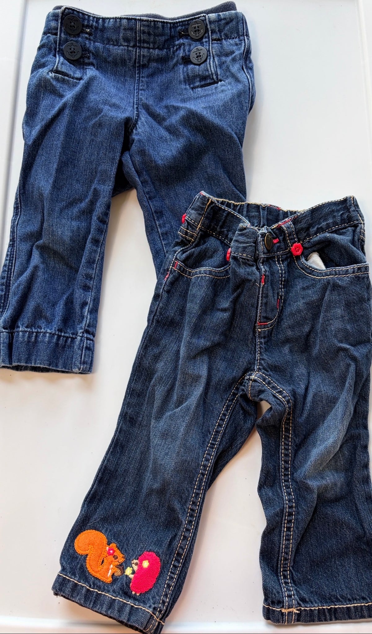 #35 12 -18 months girls jeans bundle