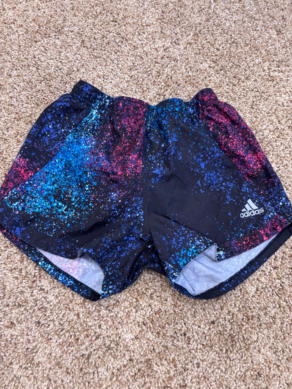 #47, girls size 6 Adidas shorts