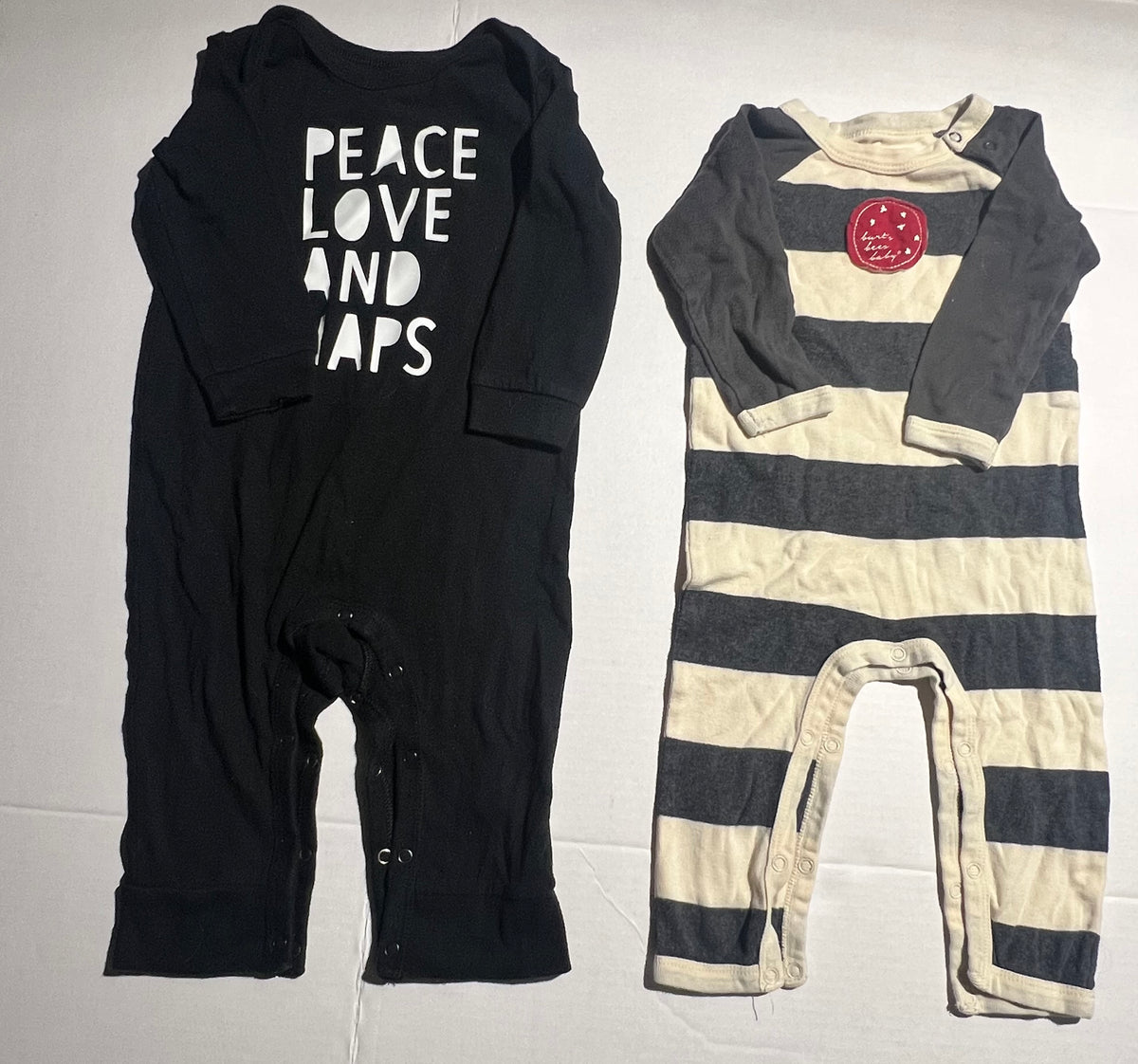 #95 Gender Neutral 12mo Rompers