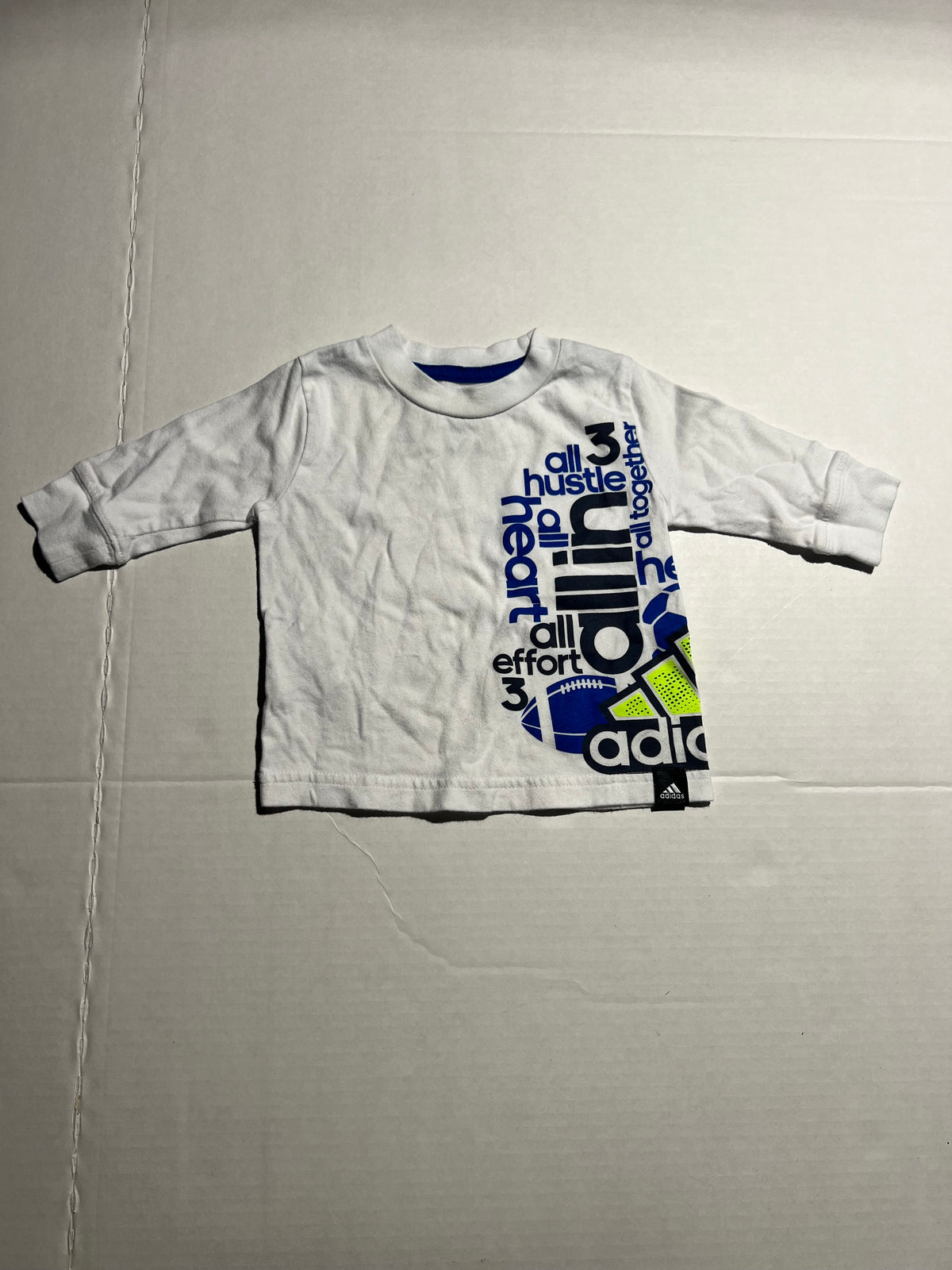 #95 Boys 12mo Adidas Shirt