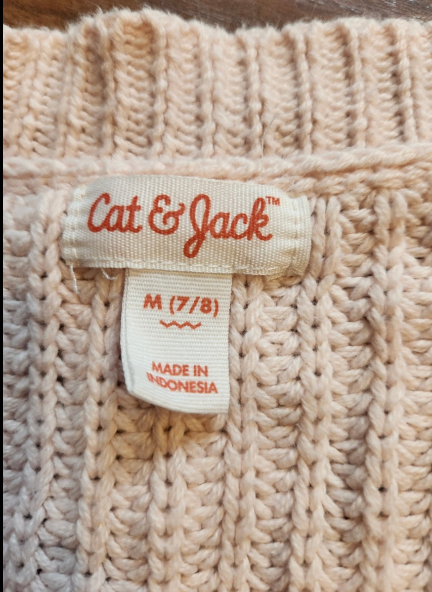 Seller #121 Girls cardigan Cat and Jack size 7/8